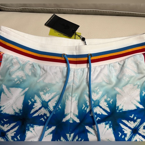 NWT - Robert Graham Men’s Limited Edition Classic Fit Basketball Shorts - Size L - Picture 8 of 12